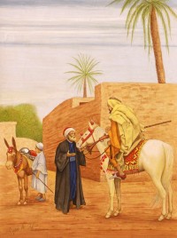 Syed A. Irfan, 10 x 13 Inch, Watercolor on Wasli, Figurative Painting, AC-SAI-021